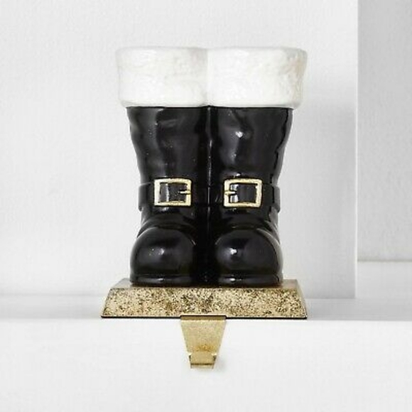 HARD TO FIND THRESHOLD SANTA BOOT STOCKING HOLDER